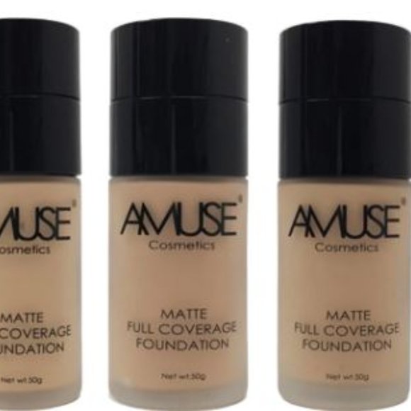 NIB Amuse Liquid Foundation Semi Matte Finish LIGHT NO DARK - Picture 6 of 13